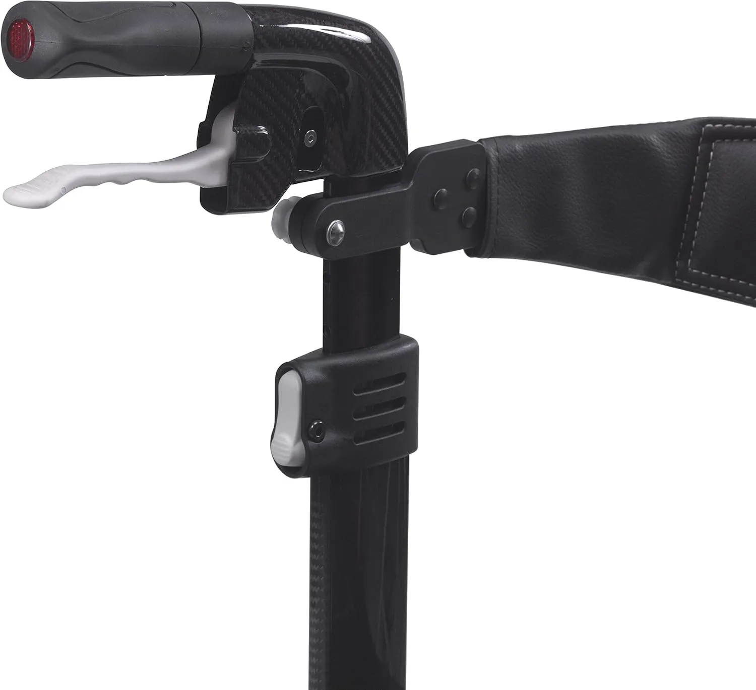 Drive Medical RTL10266CF Nitro Elite CF Foldable Rollator Walker with Seat, Black