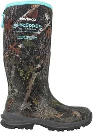 Dryshod Womens Shredder MXT Hunting Boot, Camo/Blue