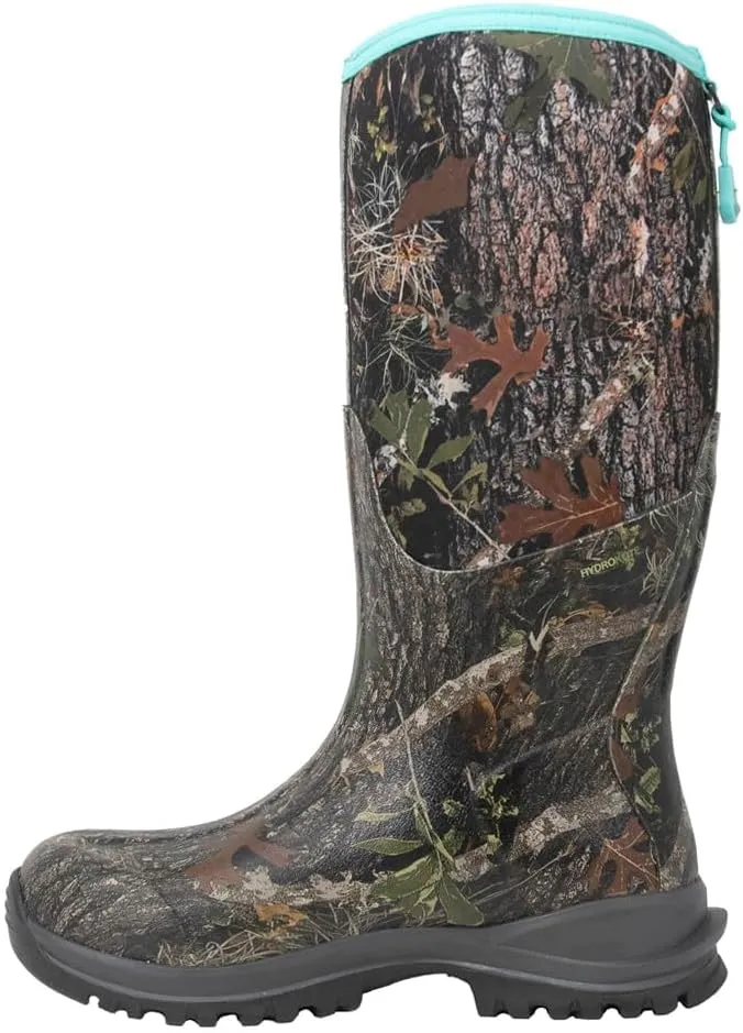 Dryshod Womens Shredder MXT Hunting Boot, Camo/Blue