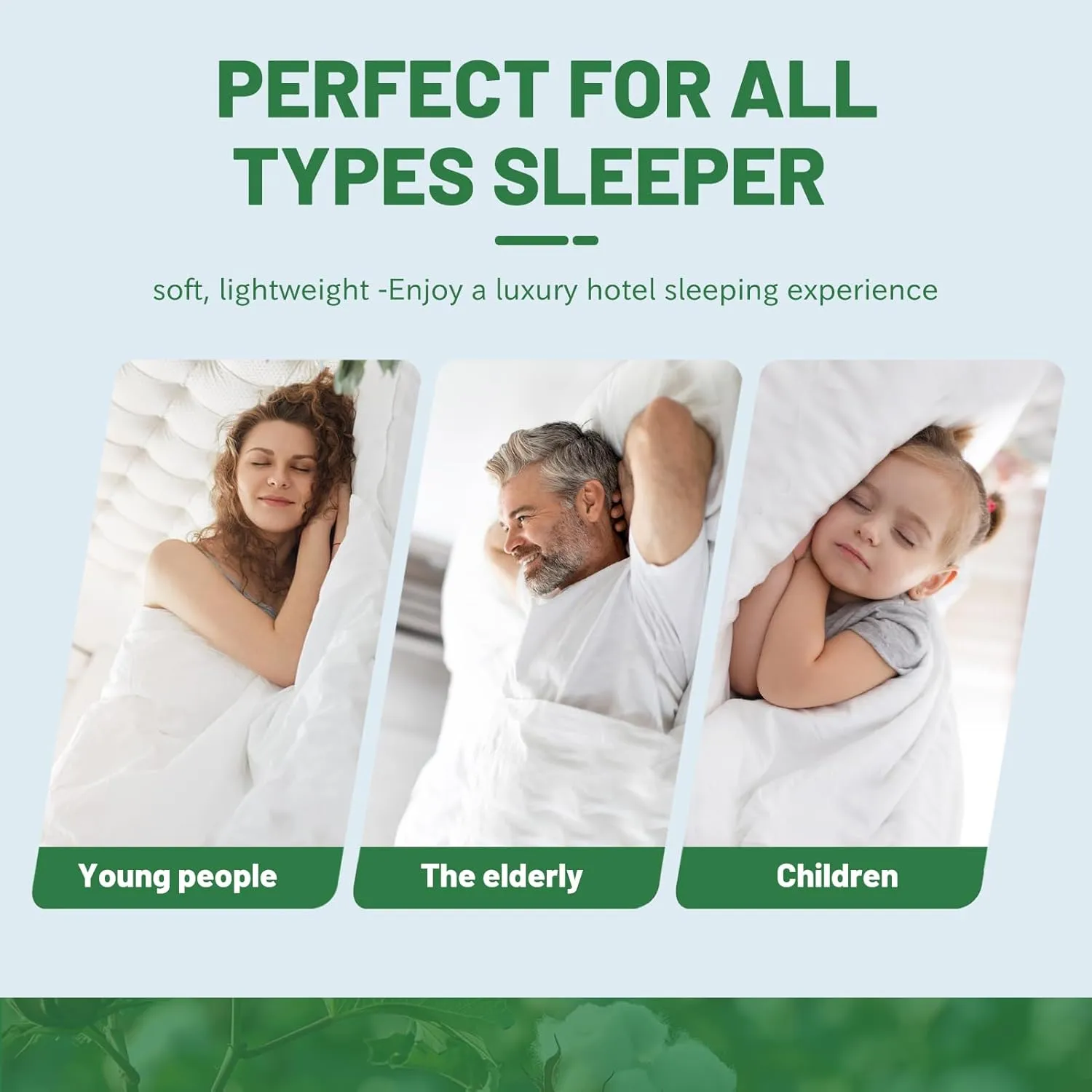 Egyptian Cotton Sheets Full Size 1000 Thread Count Sateen Weave Soft Breathable 16-Inch Deep Pocket 4PCS（Full,Sage Green）