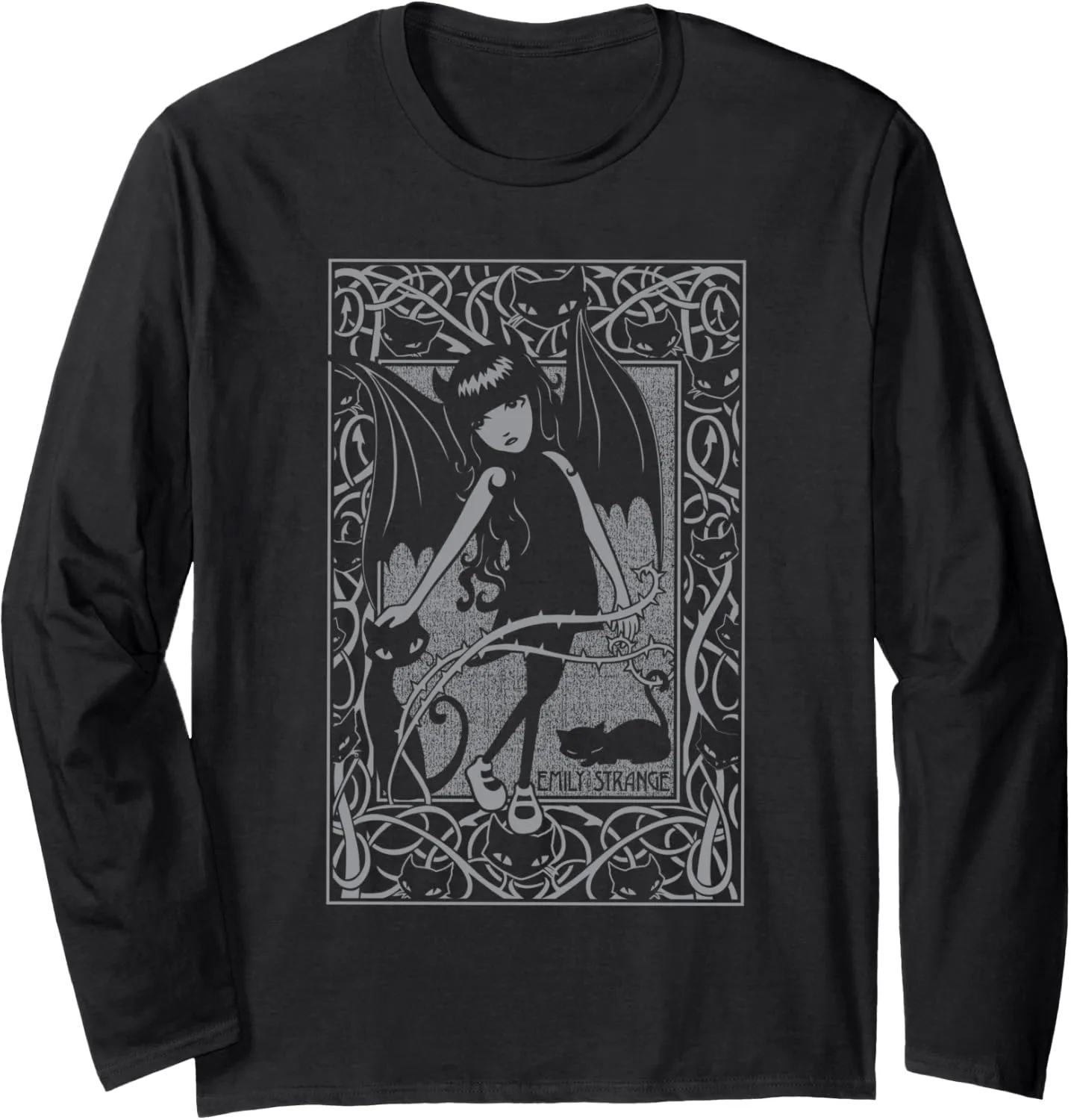 Emily The Strange Night Walker Long Sleeve T-Shirt