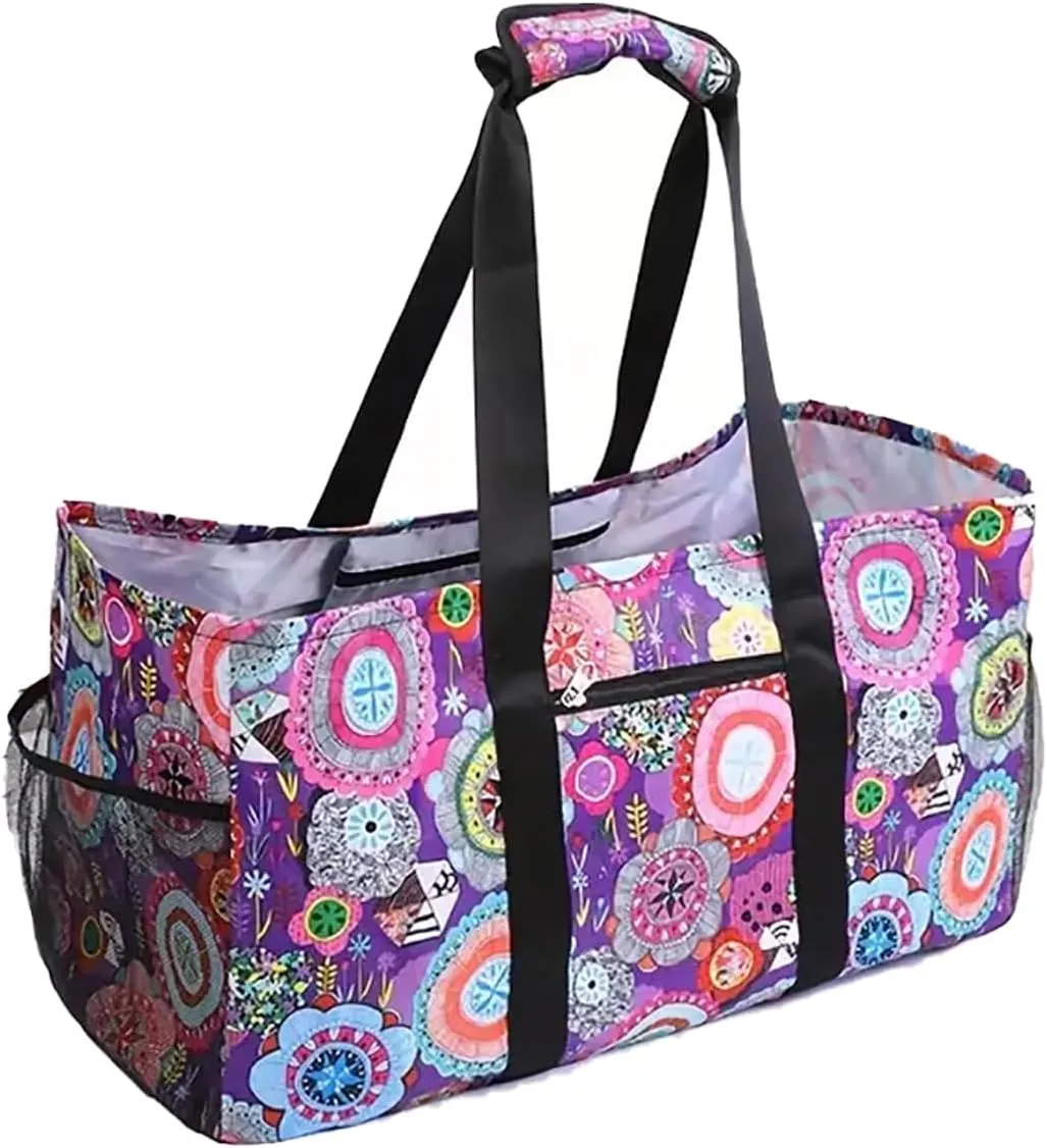 Extra Large Utility Tote - Reusable Shopping Bags, Waterproof Beach Bag, Foldable Storage