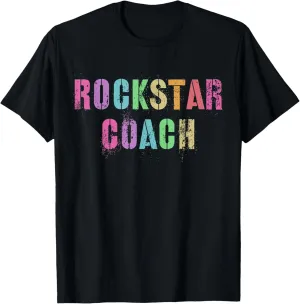Favorite ROCKSTAR COACH Cool Ninja Coaching Team Trainer T-Shirt