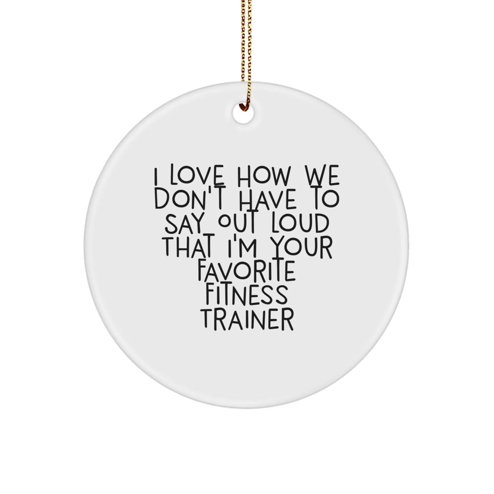 Fitness for Christmas, for Lover, Friends, from Gifts Ornament Inspirational Family, Funny for Don't miss out Her, Fitness Trainer Gift Gifts Circle Friends Quote Vibrant Him,