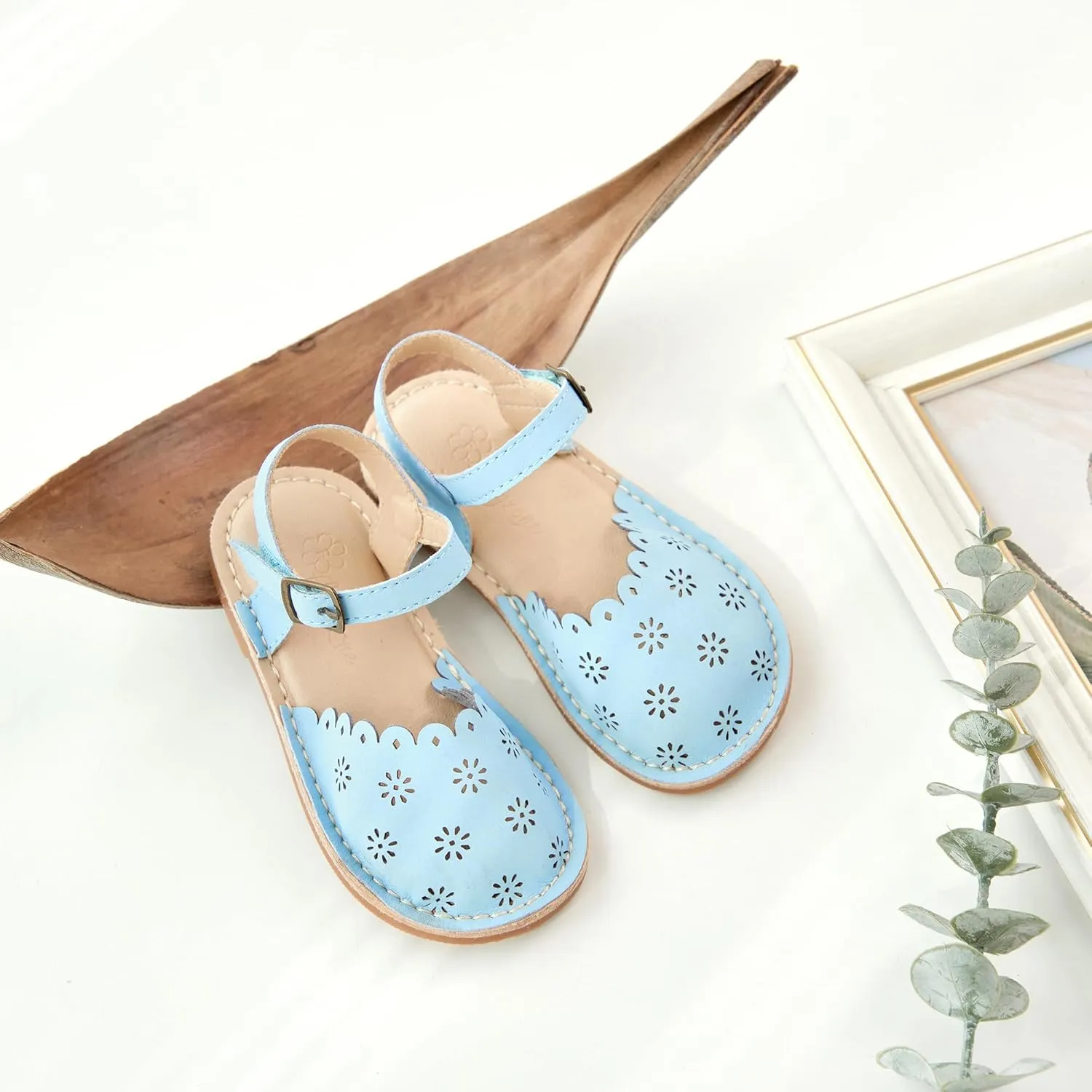Flaryzone Toddler/Little Kids' Classic Rome Open-Toe Flat Sandals