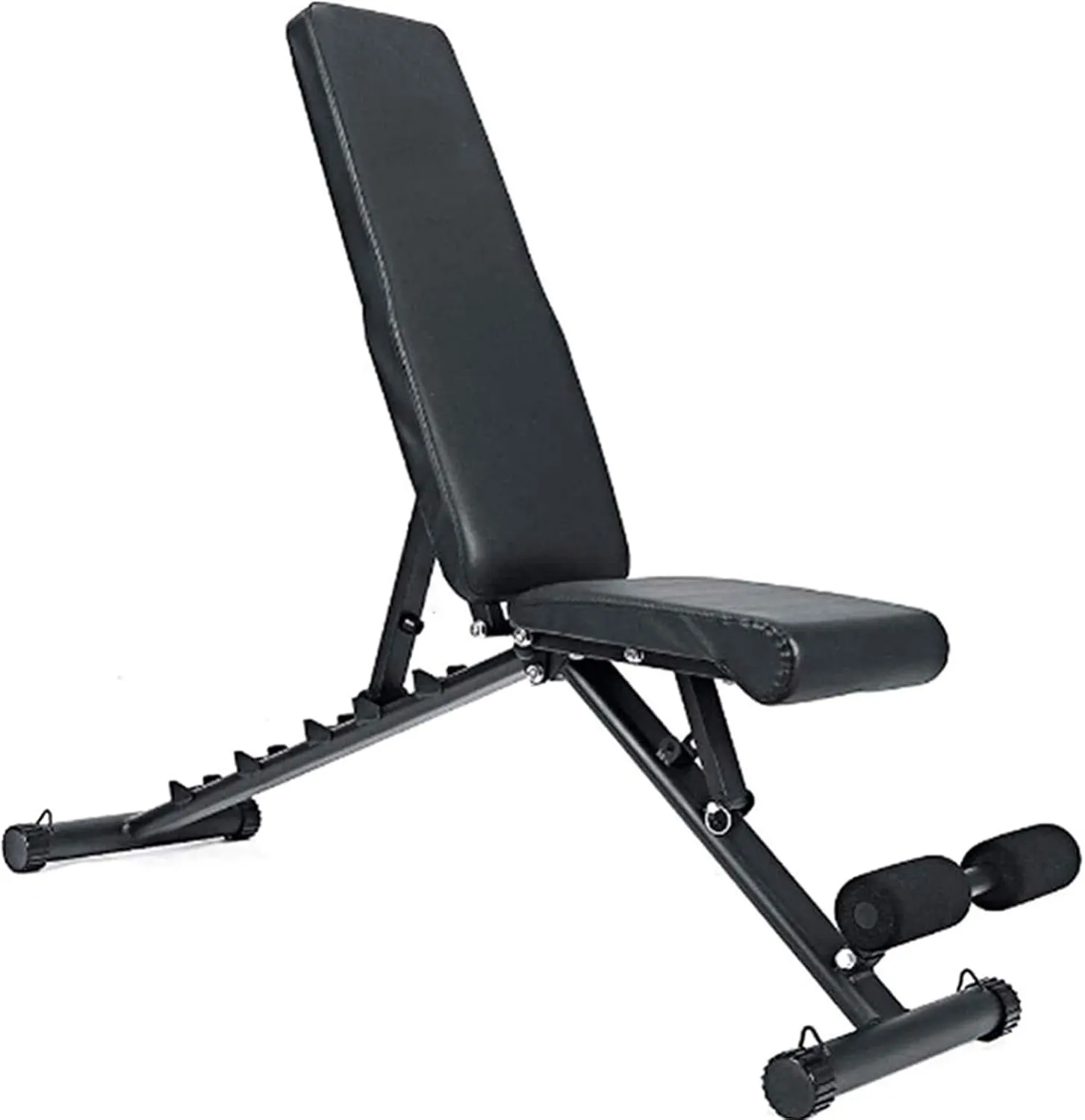 Foldable Gym Bench,Sit Up Multiuse Exercise Weight Bench,Adjustable Dumbbell Bench,for Beginners and Professionals,Max Load 350Kg