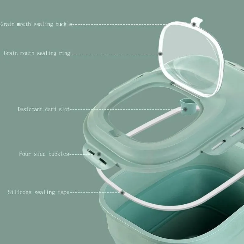 Foldable Moisture-Proof Food Storage Container - Space-Saving Kitchen Organizer