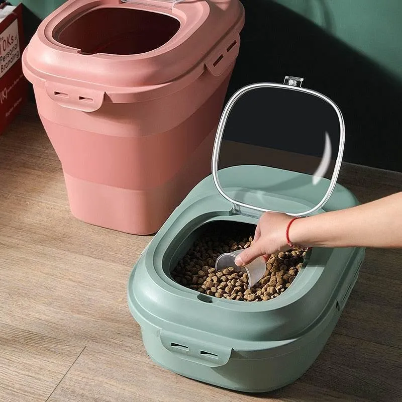 Foldable Moisture-Proof Food Storage Container - Space-Saving Kitchen Organizer