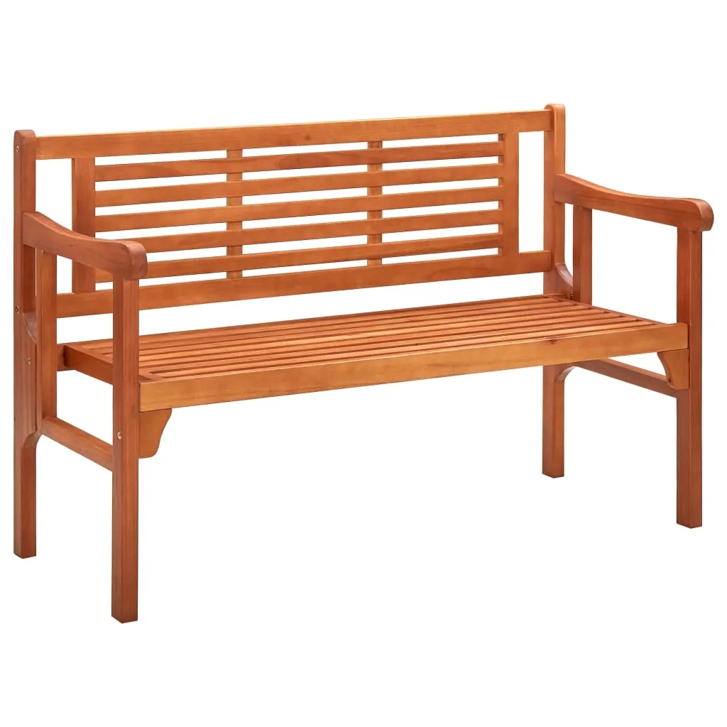 Foldable Patio Bench 47.2" Solid Eucalyptus Wood