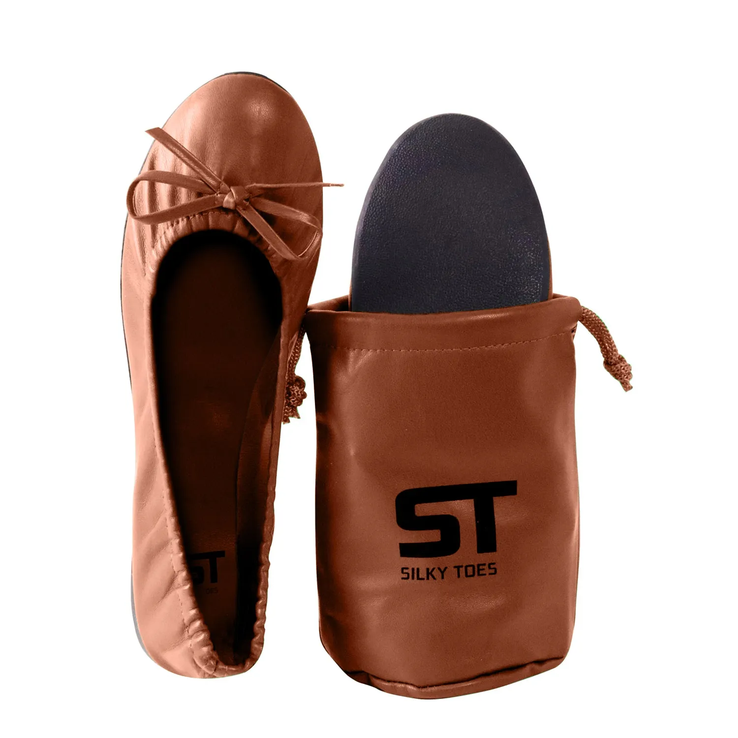 Foldable Travel Flat Portable Comfort Shoes with Pouch