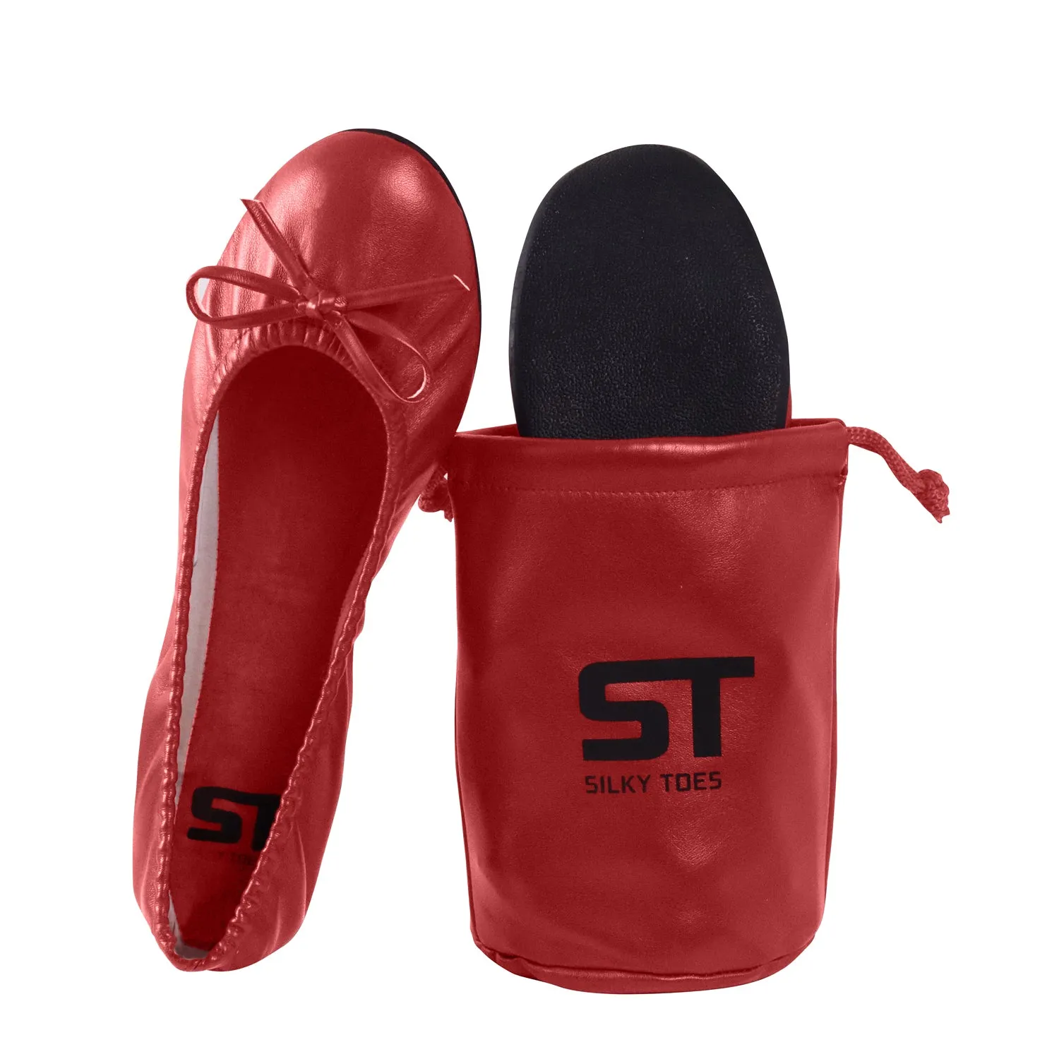 Foldable Travel Flat Portable Comfort Shoes with Pouch