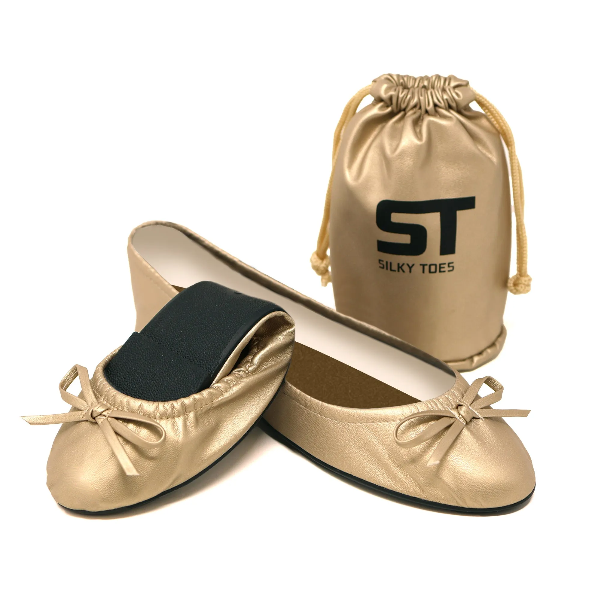 Foldable Travel Flat Portable Comfort Shoes with Pouch