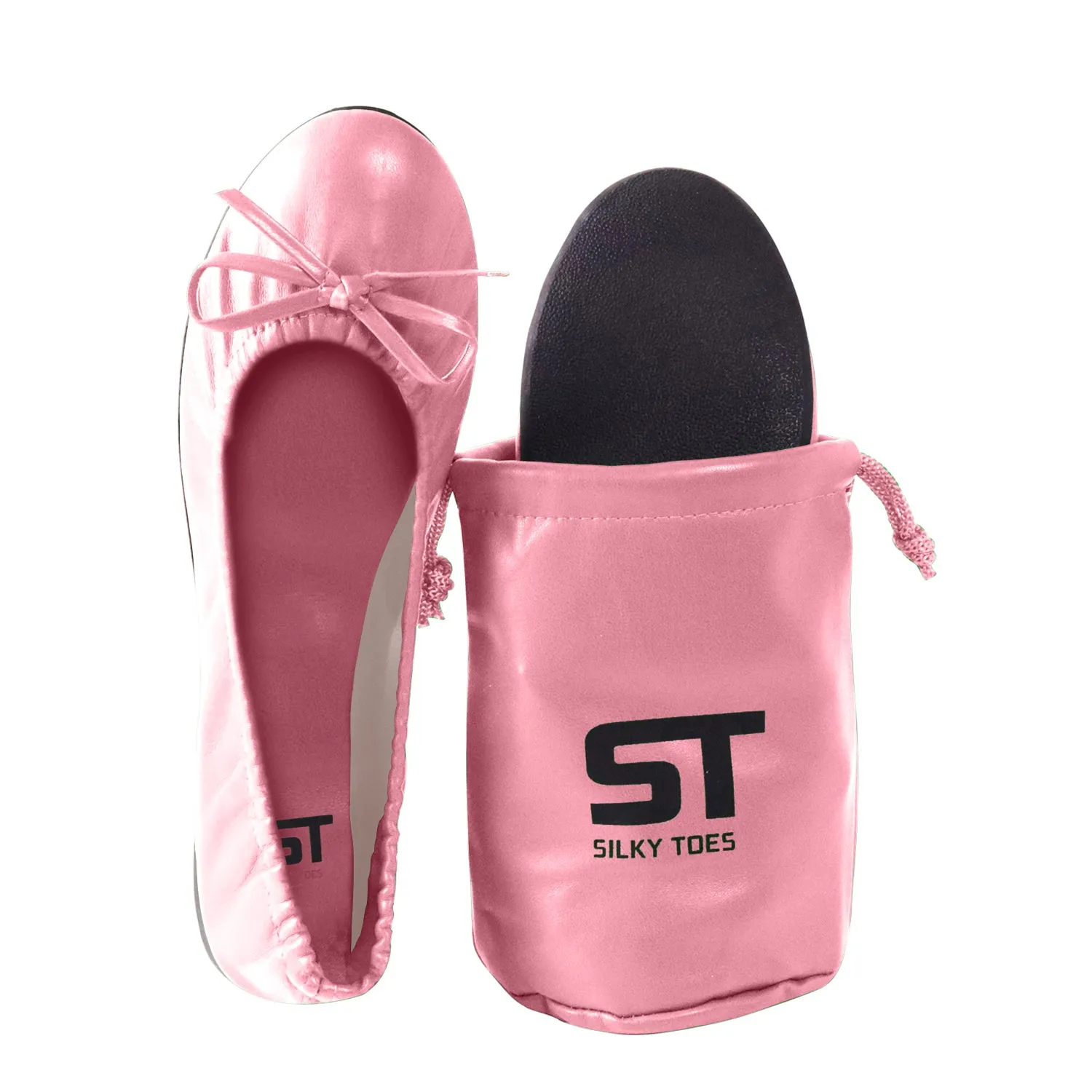 Foldable Travel Flat Portable Comfort Shoes with Pouch