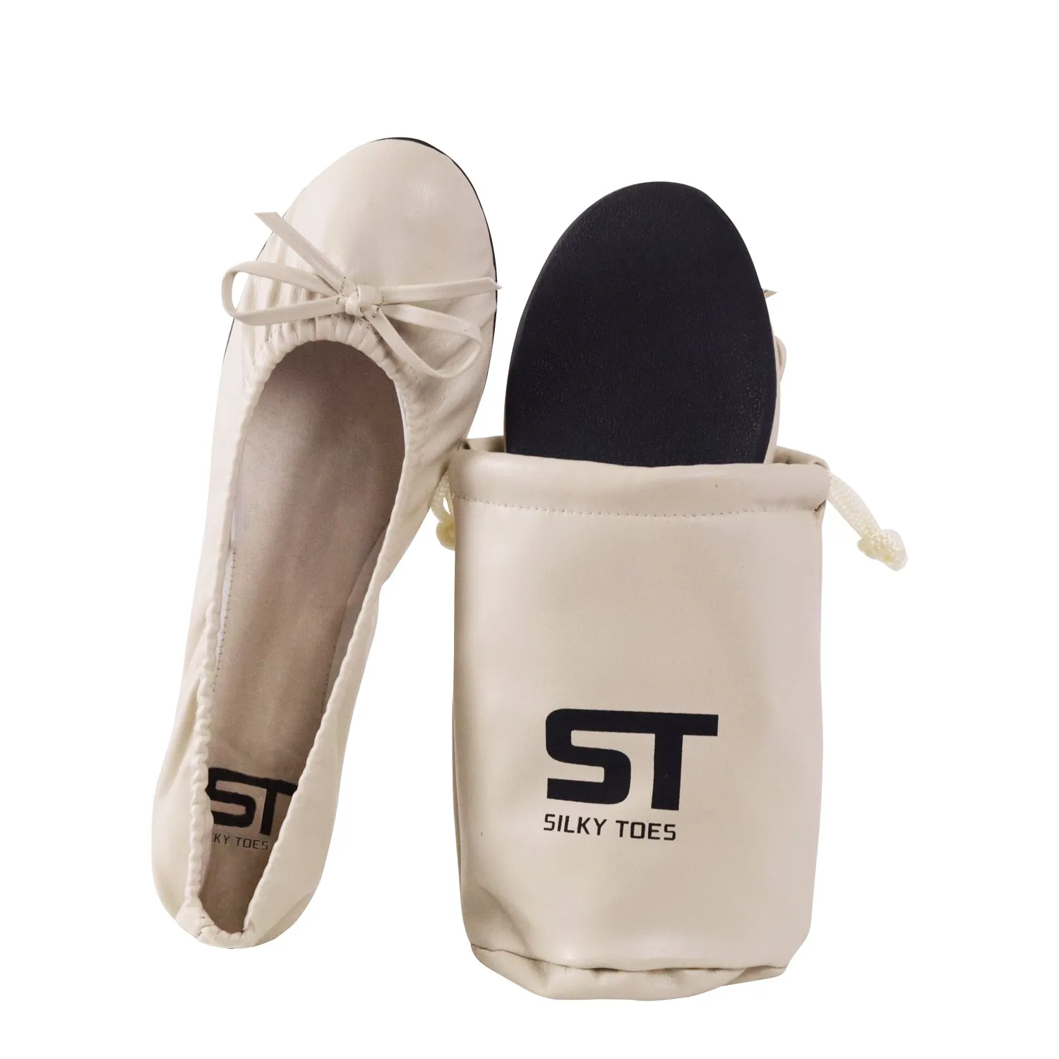 Foldable Travel Flat Portable Comfort Shoes with Pouch