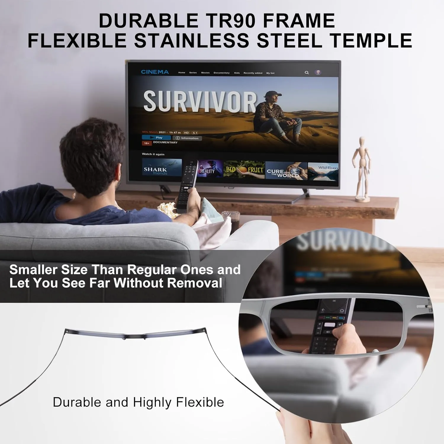 Folding Reading Glasses Foldable Travel Handy Readers with Compact Case for Women Men