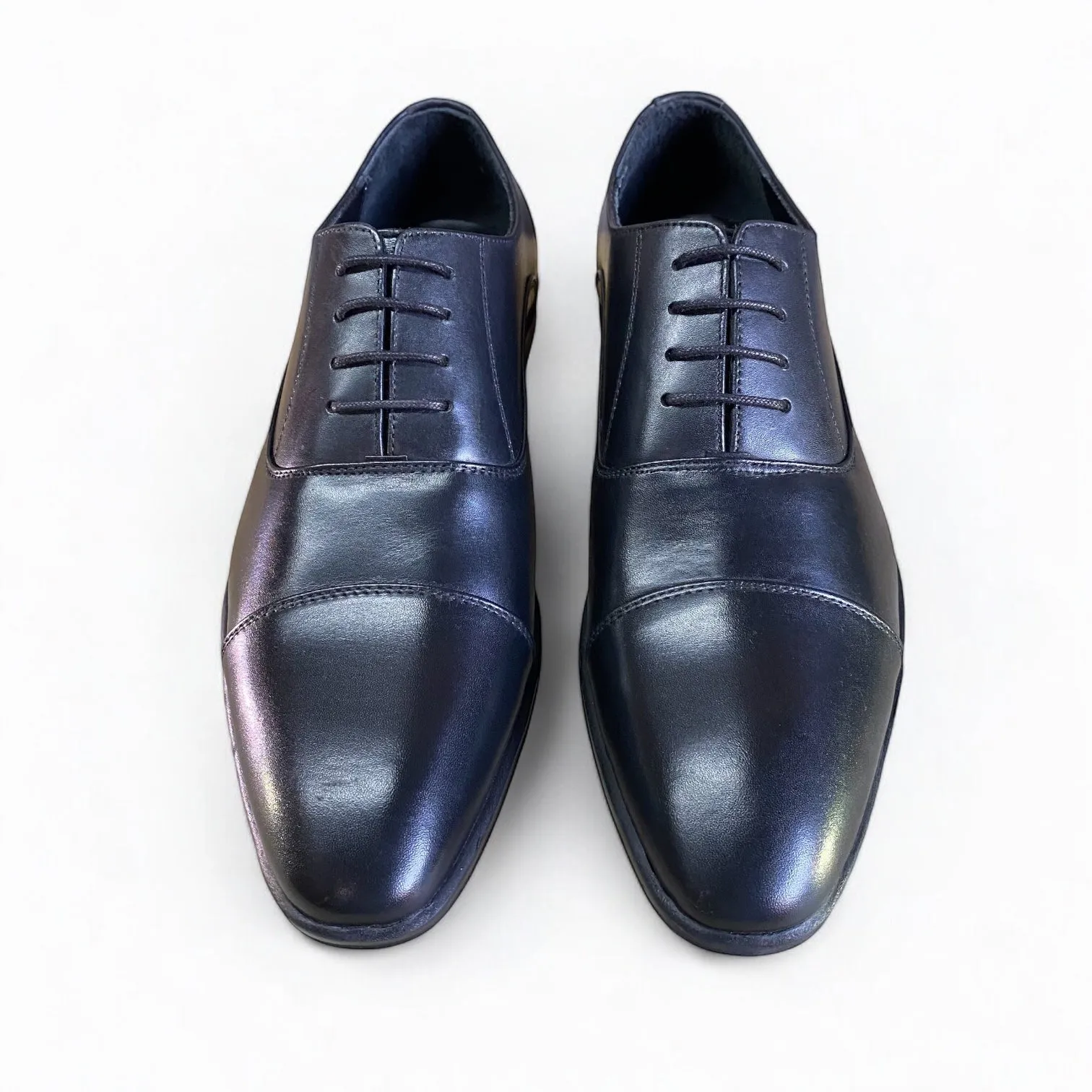 Formal Cape-Toe Black Oxford