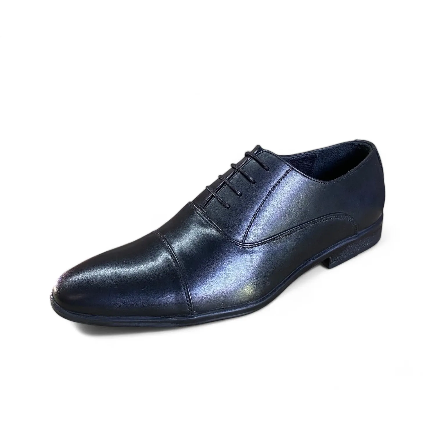Formal Cape-Toe Black Oxford