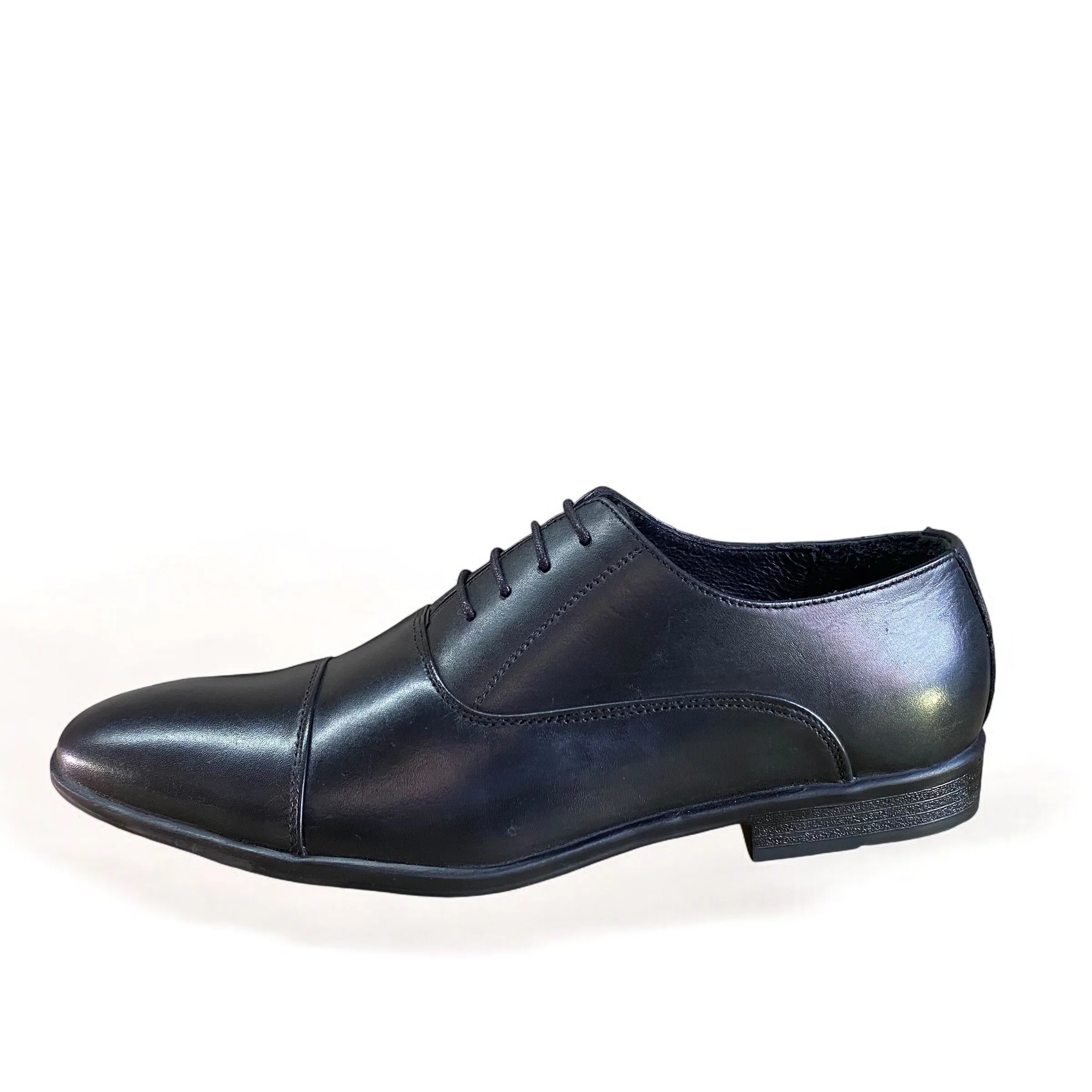 Formal Cape-Toe Black Oxford