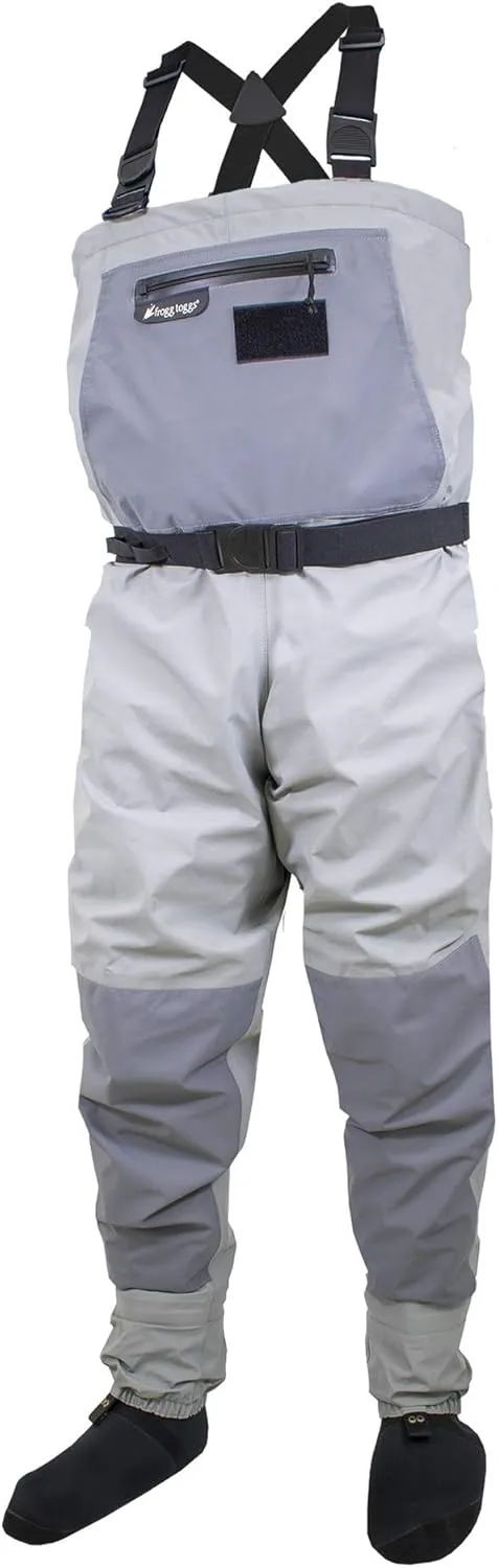 FROGG TOGGS Men's Hellbender Pro Waterproof Stockingfoot Fishing Chest Wader for Fishing