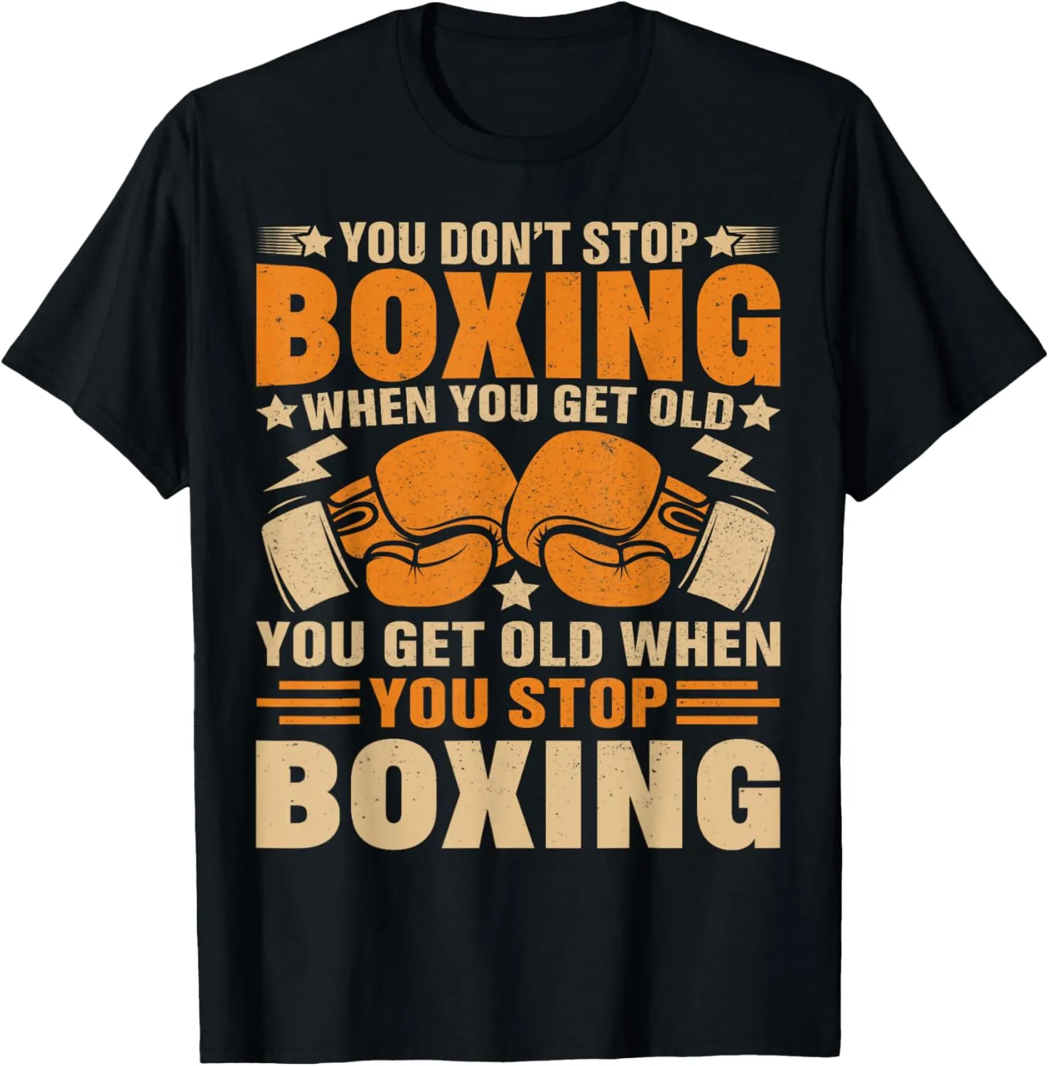 Funny Boxer Player Old School Boxing Youth Trainer Coach Dad T-Shirt
