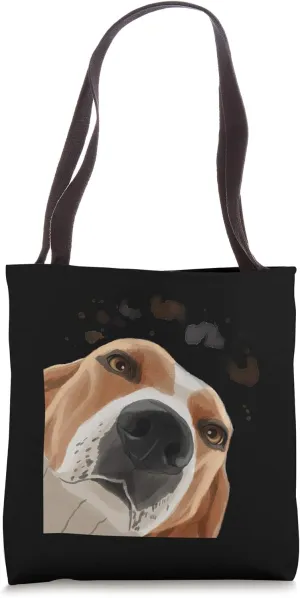 Funny Curious Dog Treeing Walker Coonhound Tote Bag