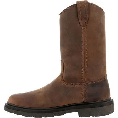 Georgia Men's Suspension 11" Waterproof Wellington Work Boot -Brown- GB00085