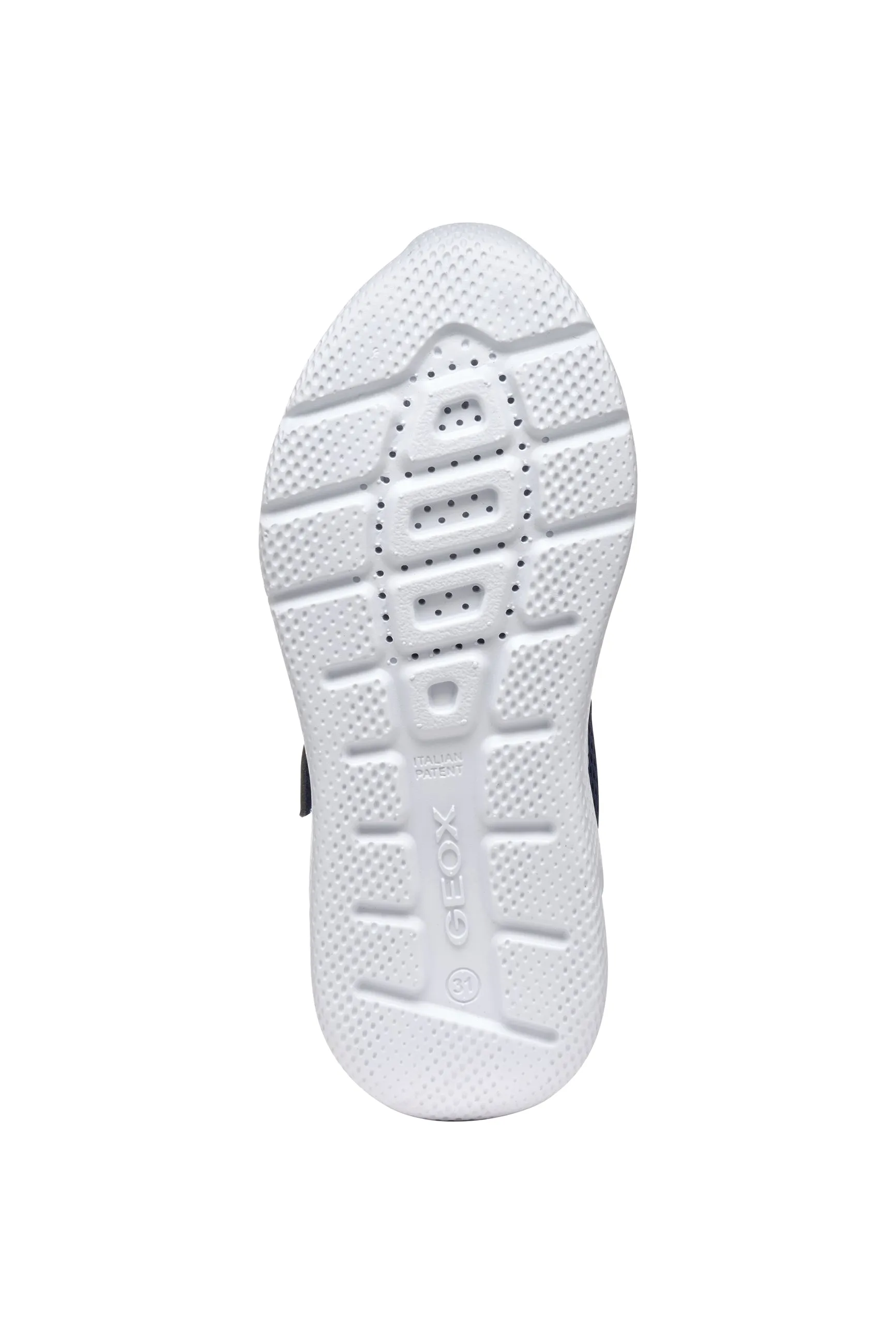 Geox Sprintye Boys Navy Green Trainer