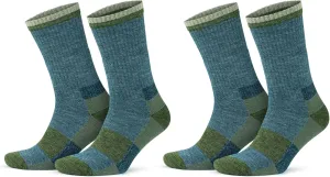 GoWith Merino Wool Full Cushion Hiking Socks for Men & Women, Thermal Warm Seamless Crew Boot Socks for Hikers, Mountaineers