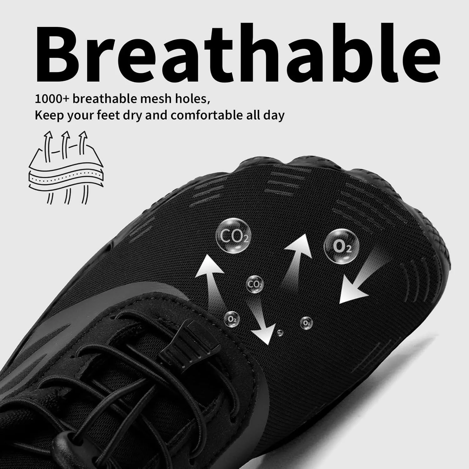 Grand Attack Barefoot Shoes Women Wide Toe Box Zero Drop Wrestling Weightlifting Gym Fitness Shoes Breathable Lightweight