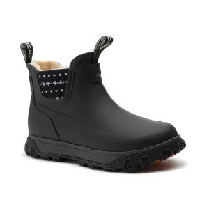Grundens Women's Deviation Sherpa Ankle Boot - Black