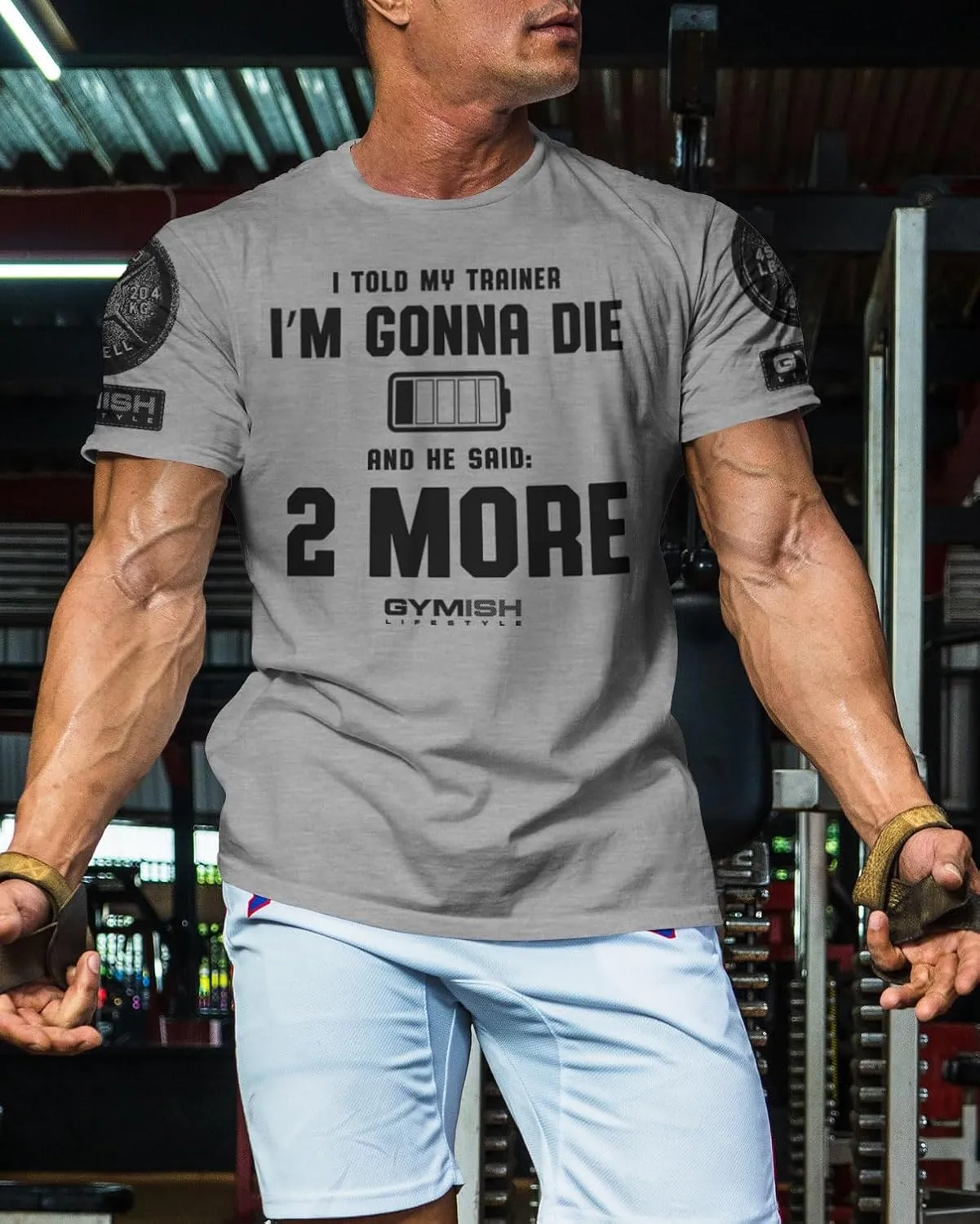 Gymish Lifestyle 2 More Workout Shirts for Men, Motivational T-Shirt for Gym