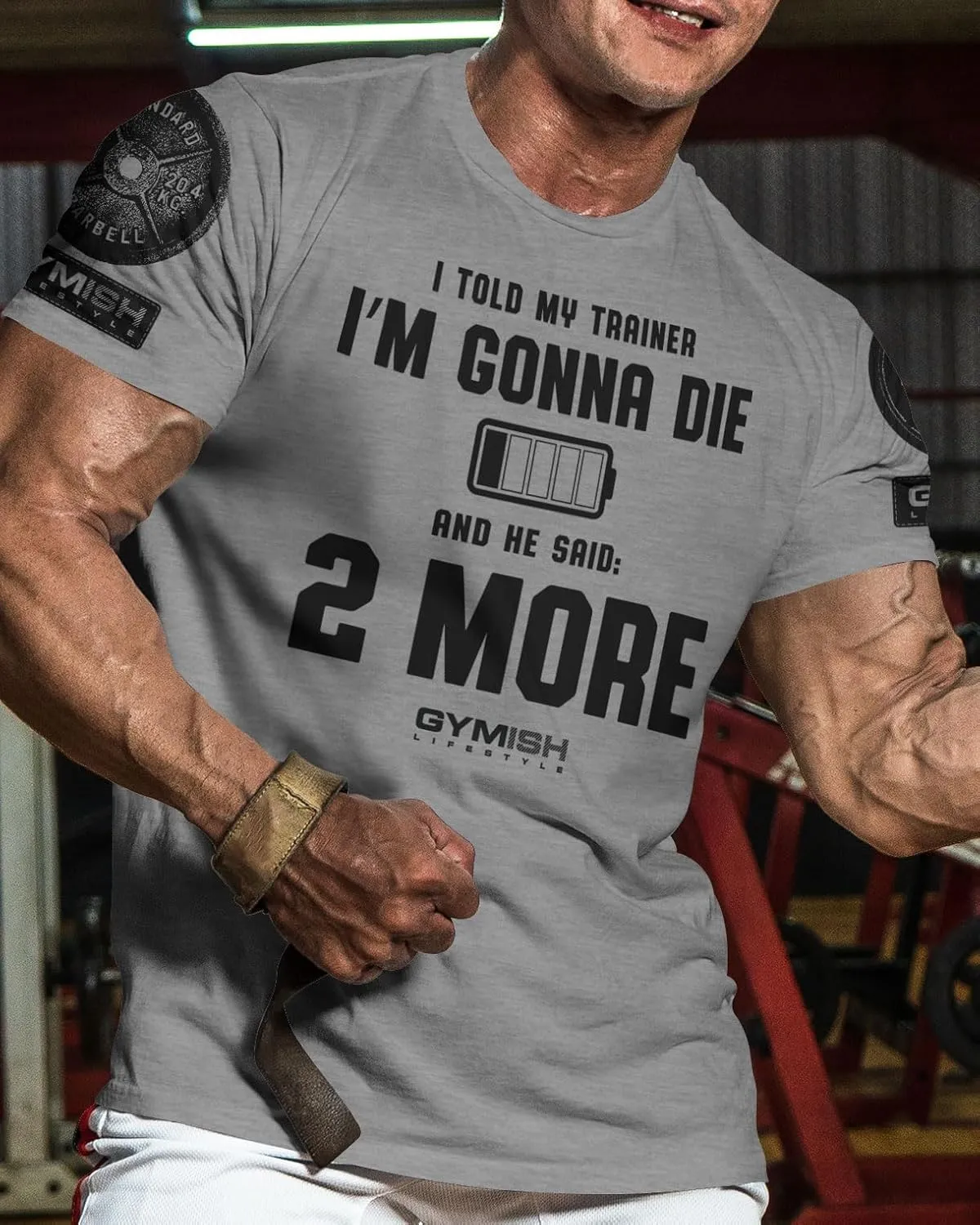 Gymish Lifestyle 2 More Workout Shirts for Men, Motivational T-Shirt for Gym
