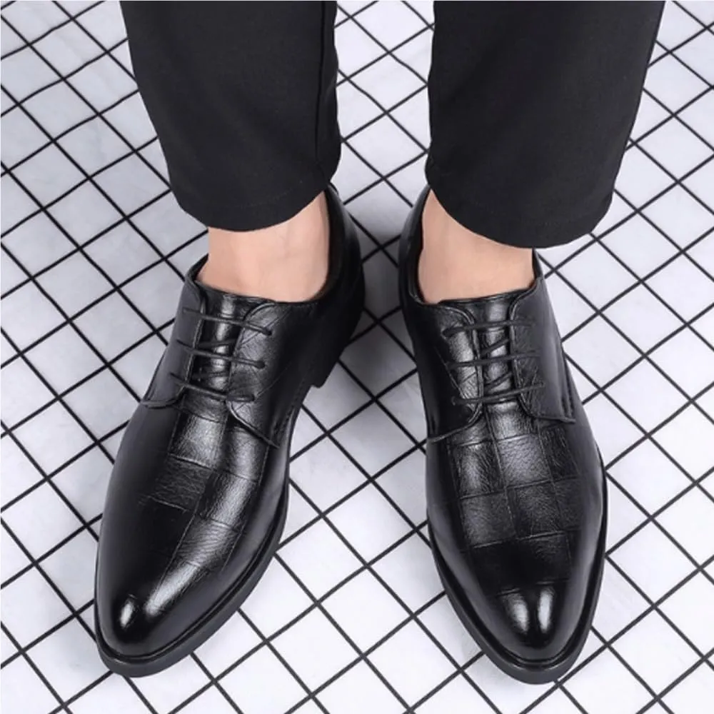 Height Increasing Shoes Men Taller Elevator Invisible Insole for Daily Men's Heighten Increased Wedding Oxfords Office Male