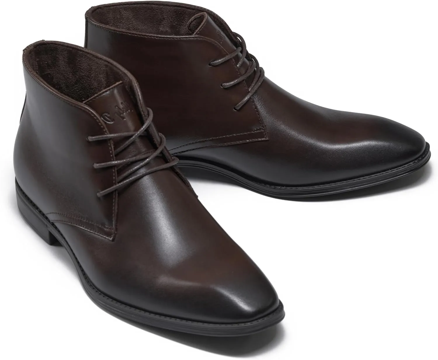 Holy dove Mens Dress Boots,Premium Leather Oxford Chukka, Waterproof Non-Slip Business Boots for Men‌‌