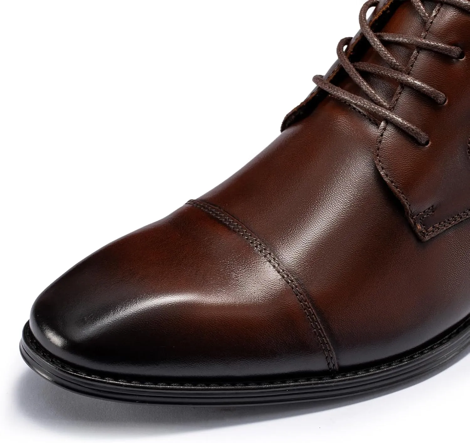 Holy dove Mens Dress Boots,Premium Leather Oxford Chukka, Waterproof Non-Slip Business Boots for Men‌‌