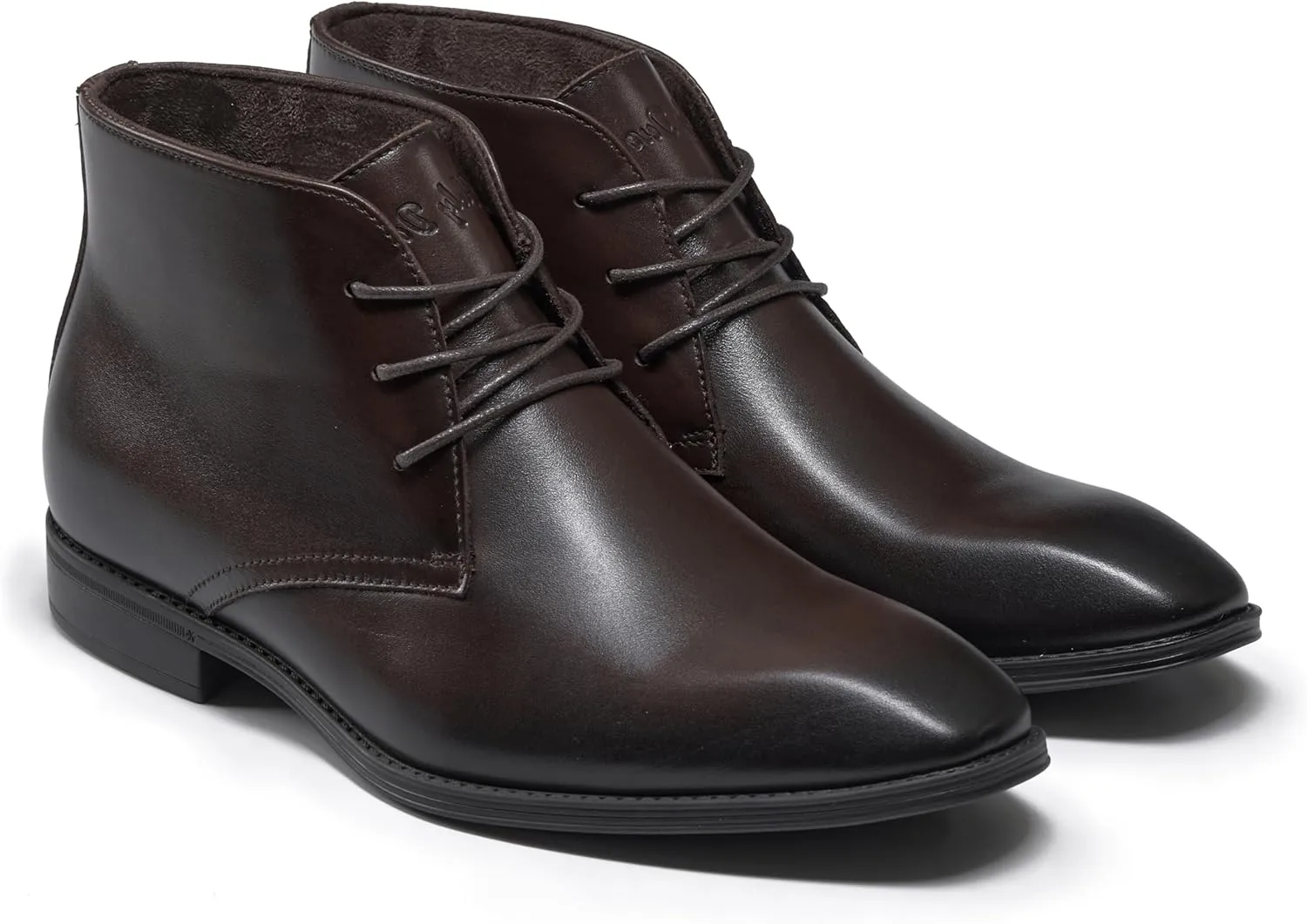 Holy dove Mens Dress Boots,Premium Leather Oxford Chukka, Waterproof Non-Slip Business Boots for Men‌‌