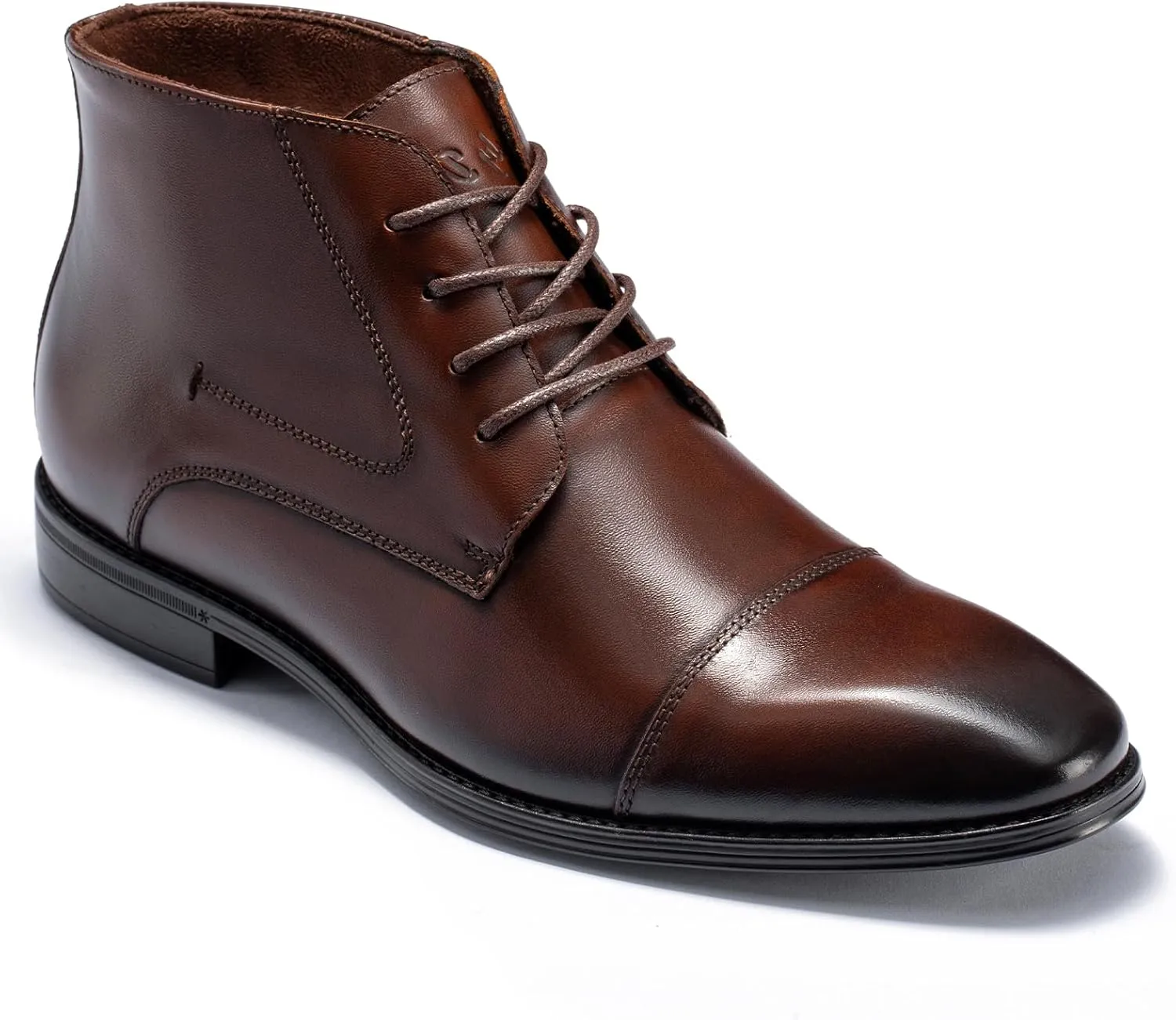 Holy dove Mens Dress Boots,Premium Leather Oxford Chukka, Waterproof Non-Slip Business Boots for Men‌‌
