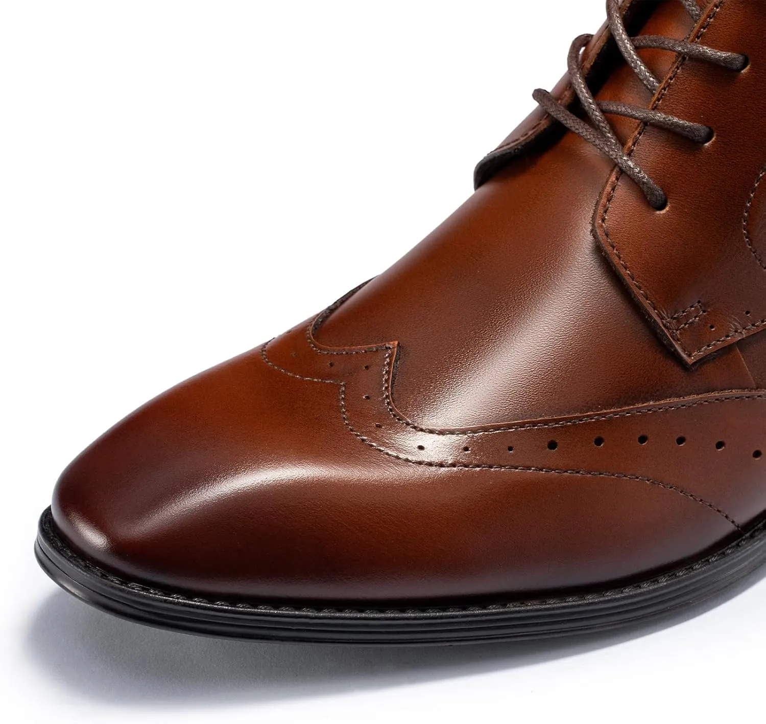 Holy dove Mens Dress Boots,Premium Leather Oxford Chukka, Waterproof Non-Slip Business Boots for Men‌‌