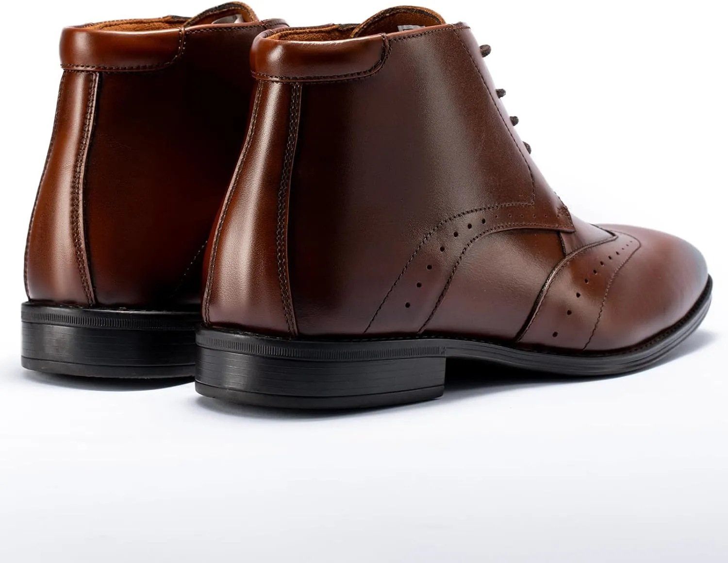 Holy dove Mens Dress Boots,Premium Leather Oxford Chukka, Waterproof Non-Slip Business Boots for Men‌‌