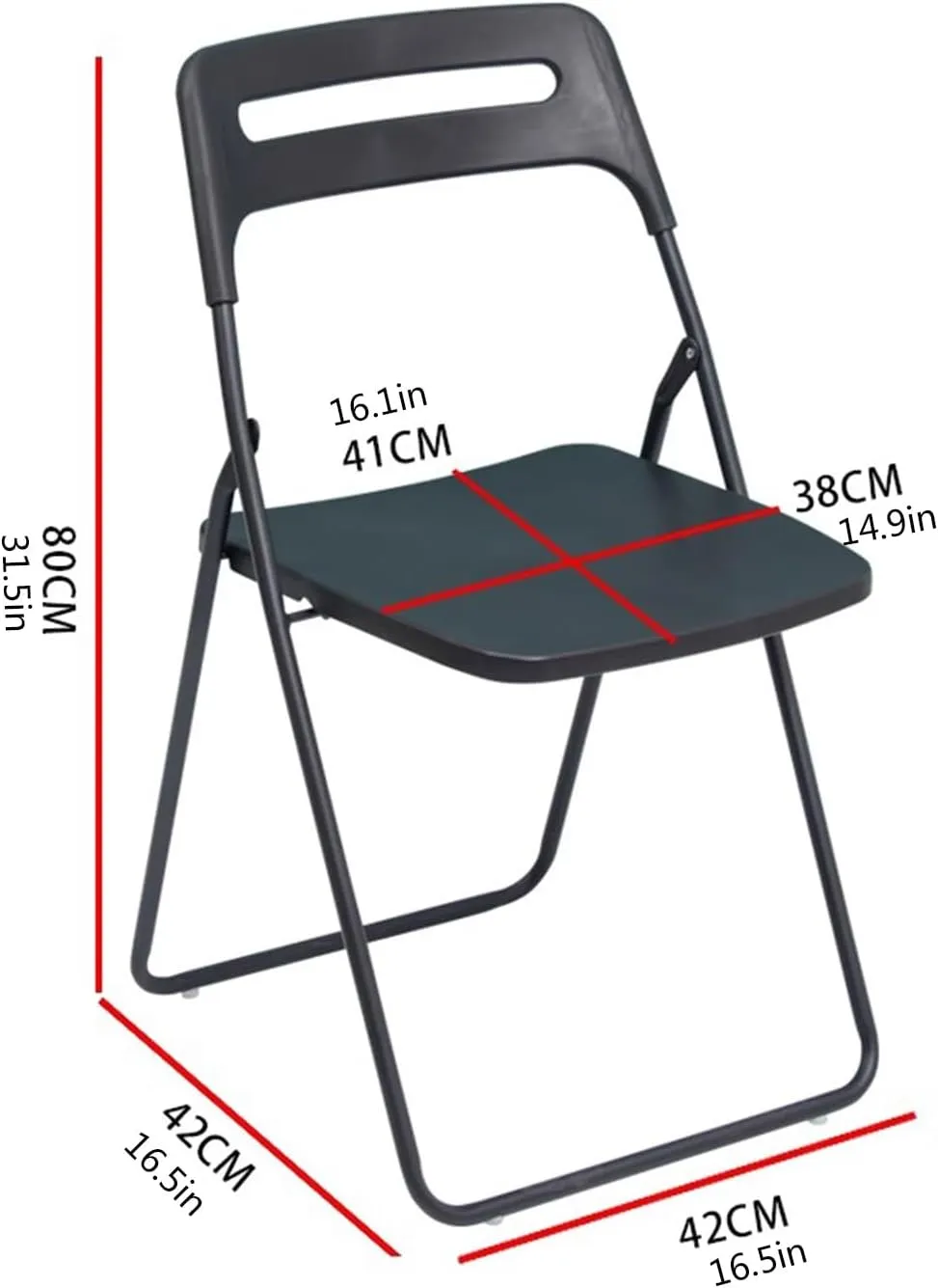 Home Outdoor Dining air Folding air Stool Plastic Portable backrest air(Blu)
