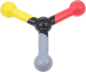 Homoyoyo Multi-Color Hand-Eye Coordination Trainer - Dual-Handle Reaction Catch Stick with Rubber Foam Grip for Agility, Baseball, Basketball Training - Kids & Athletes Sports Equipment