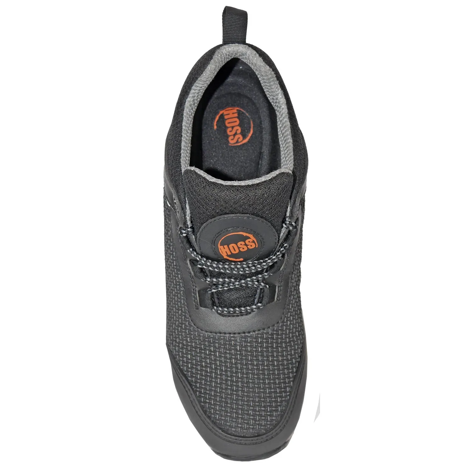Hoss Boots Mens Shovelhead Composite toe Black Textile Work Shoes