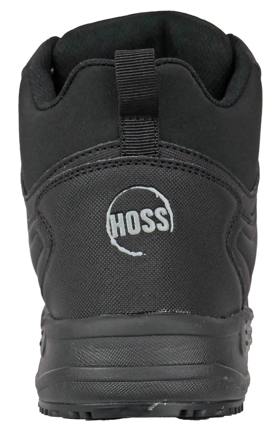 Hoss Boots Mens Wheeler High Composite toe Black Textile Work Boots