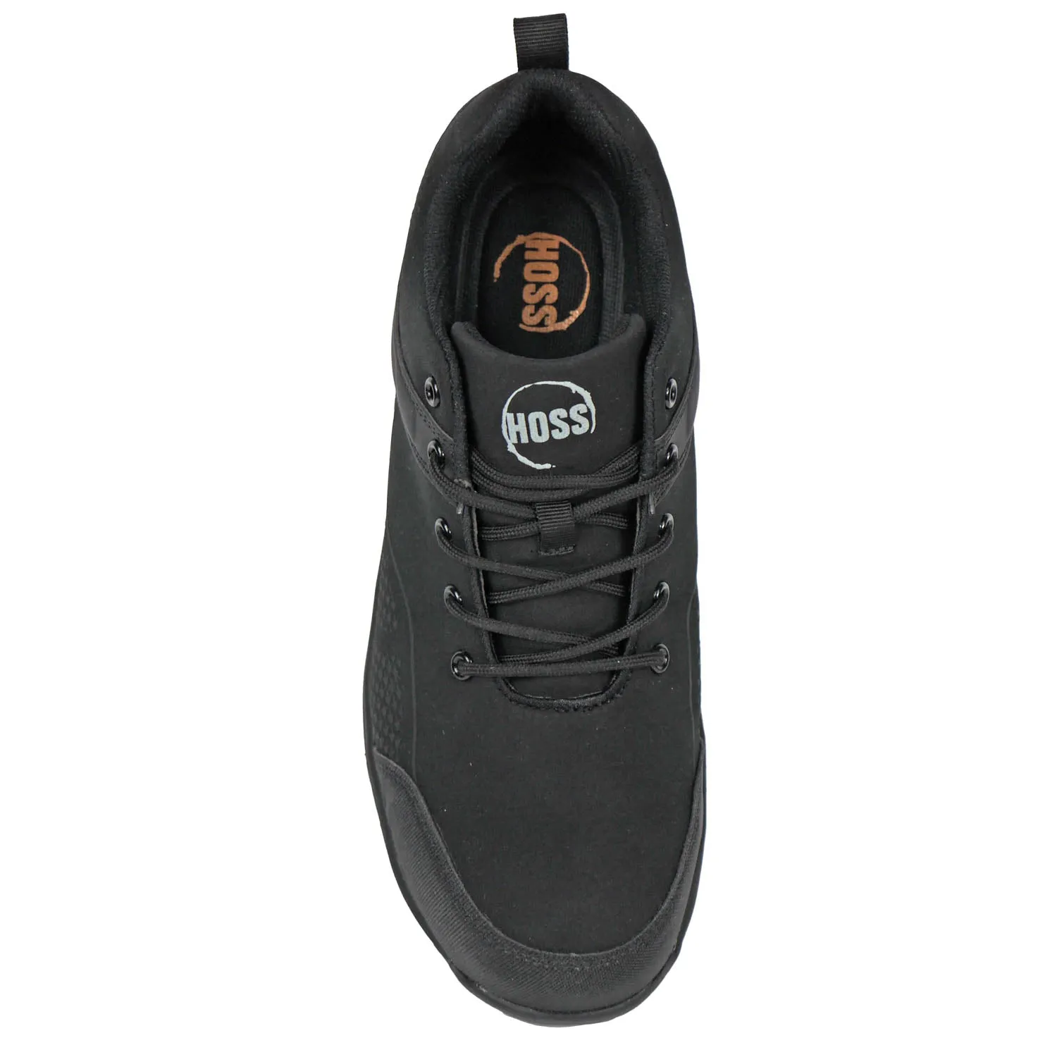 Hoss Boots Mens Wheeler Low Composite toe Black Textile Work Shoes