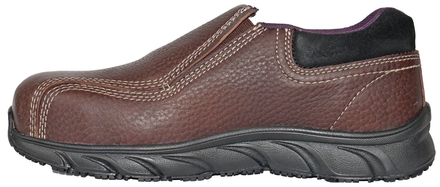 Hoss Boots Womens Transfer SD Composite toe Brown Leather Work Shoes