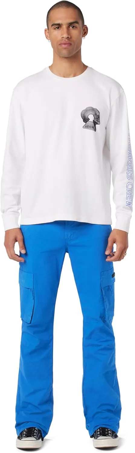 HUDSON Men's Walker Cargo Kick Flare