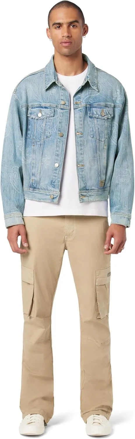 HUDSON Men's Walker Cargo Kick Flare