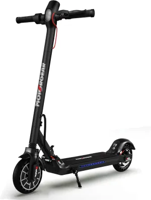 Hurtle Electric Scooter for Adults & Kids - Foldable Design with 300W Brushless Motor, 8.5" Pneumatic Tires, Up to 19MPH Speed, 18-Mile Range, LED Display, Disc Brake & ABS System for Safe Commuting