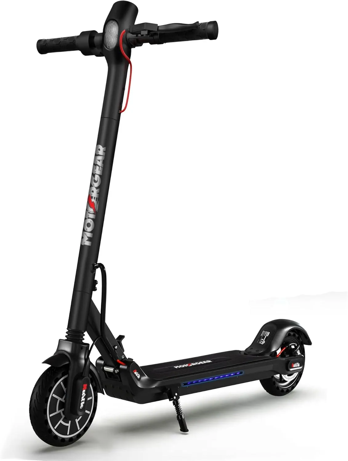 Hurtle Electric Scooter for Adults & Kids - Foldable Design with 300W Brushless Motor, 8.5" Pneumatic Tires, Up to 19MPH Speed, 18-Mile Range, LED Display, Disc Brake & ABS System for Safe Commuting