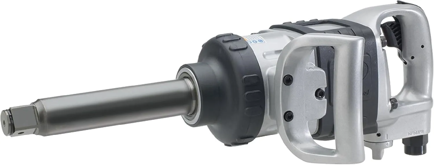 Ingersoll Rand 285B-6 1-Inch Cordless Pneumatic Impact Wrench with 6-Inch Extended Anvil and 2 Handles